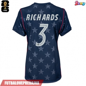 Lacne Ženy Futbalové dres Spojené štáty Chris Richards #3 MS 2026 Krátky Rukáv - Preč